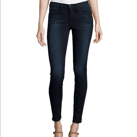FRAME DENIM "LE SKINNY DE JEANNE" Mid-Rise Jeans In "MANOR AVENUE" - Picture 1 of 4